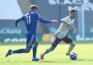 Leicester City vs Arsenal: Cedric Soares Clashes with Marc Albrighton in Premier League Showdown
