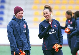 Images Dated 23rd April 2007: Lianne Sanderson and Jayne Ludlow (Arsenal)