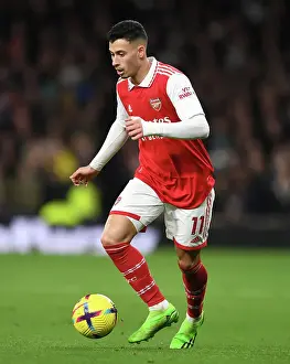 Tottenham Hotspur V Arsenal 2022-23 Prints: London Derby Thriller: Gabriel Martinelli in Action for Arsenal vs