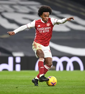 Tottenham Hotspur V Arsenal 2020-21 Prints: London Derby Thriller: Willian in Action for Arsenal vs