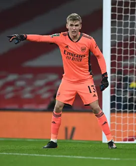 LONDON, ENGLAND - DECEMBER 22: Alex Runarsson of Arsenal during the Carabao Cup Quarter Final match between Arsenal