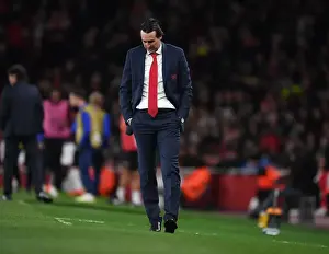 LONDON, ENGLAND - MAY 02: of Arsenal during the UEFA Europa League Semi Final First Leg match between Arsenal