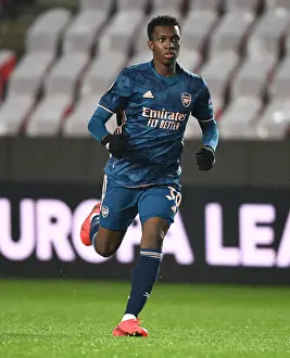 Lone Ranger: Eddie Nketiah in Empty Eden Arena - Arsenal's Europa League Quarterfinal in Prague