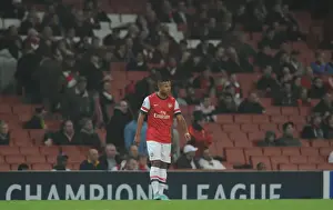 Arsenal V Schalke 04 2012-13 Prints: Lone Star: Serge Gnabry at Empty Emirates Stadium (Arsenal vs)