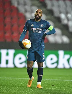 Lone Warrior: Alex Lacazette Faces Slavia Praha in Empty Europa League Quarterfinal
