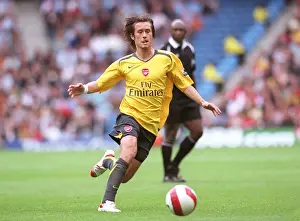 Manchester City V Arsenal 2006-7 Prints: Lone Warrior: Rosicky's Heartbreaking Performance in Manchester City's 1-0 FA Premiership Win Over Arsenal