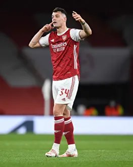 Lone Warrior Xhaka: Arsenal's Battle in Empty Emirates Stadium - UEFA Europa League Quarterfinal vs Slavia Praha