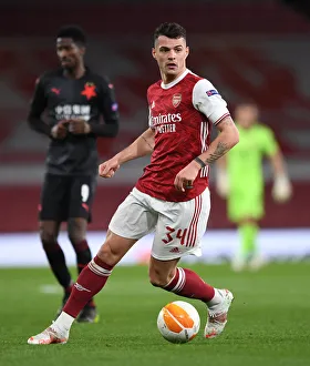 Lone Warrior Xhaka: Arsenal's Battle in Empty Emirates Stadium - UEFA Europa League Quarterfinal vs Slavia Praha