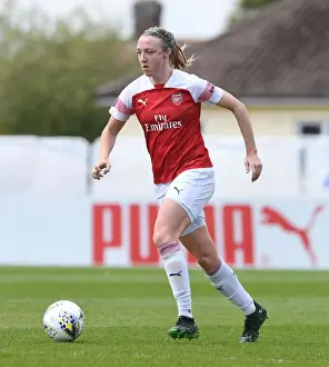 Arsenal Women V Manchester City Women 2018-19 Prints: Louise Quinn in Action: Arsenal Women vs Manchester City Women