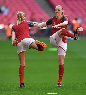 Arsenal Women V Chelsea Ladies - FA Cup Final 2018 Prints: Louise Quinn Prepares for Arsenal Women's FA Cup Final Showdown against Chelsea Ladies