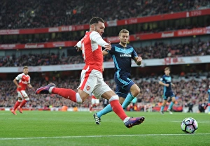 Arsenal V Middlesbrough 2016-17 Prints: Lucas Perez in Action: Arsenal vs Middlesbrough, Premier League 2016-17