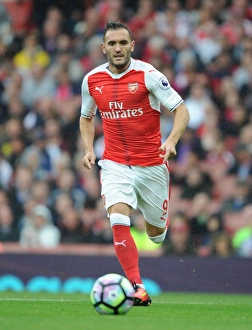 Lucas Perez in Action: Arsenal vs Southampton, Premier League 2016-17, Emirates Stadium