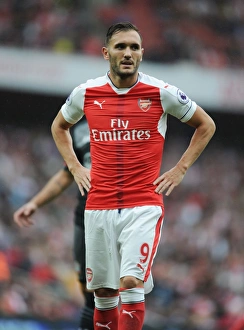 Arsenal V Southampton 2016-17 Prints: Lucas Perez in Action: Arsenal vs Southampton, 2016-17 Premier League
