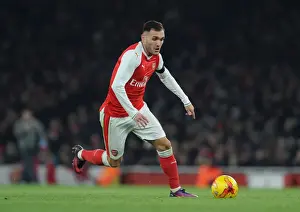 Arsenal V Southampton EFL Cup 2016-17 Prints: Lucas Perez in Action: Arsenal vs Southampton - EFL Cup Quarter-Final