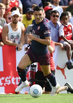 Lucas Perez in Action: Arsenal's 2018 Pre-Season Clash against Borehamwood