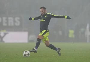 Images Dated 6th December 2016: Lucas Perez (Arsenal). FC Basel 1: 4 Arsenal