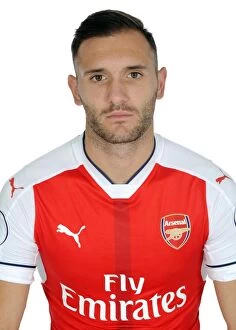Images Dated 21st September 2016: Lucas Perez with Arsenal First Team, 2016-17 Season