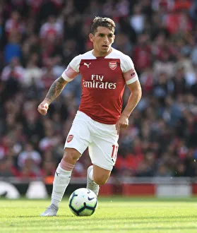 Arsenal V West Ham United 2018-19 Prints: Lucas Torreira in Action: Arsenal vs. West Ham United, Premier League 2018-19