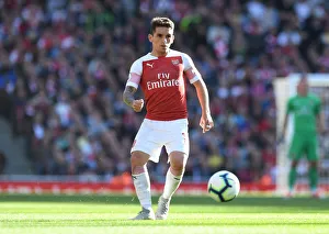 Arsenal V Watford 2018-19 Prints: Lucas Torreira in Action: Arsenal vs. Watford, Premier League 2018-19