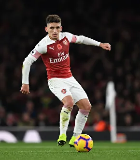 Arsenal V Wolverhampton Wanderers 2018-19 Prints: Lucas Torreira in Action: Arsenal vs. Wolverhampton Wanderers, Premier League 2018-19