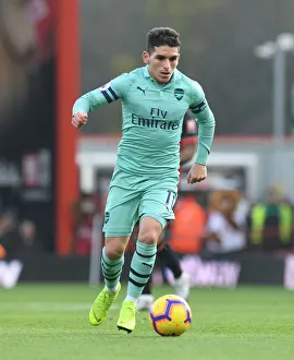AFC Bournemouth V Arsenal 2018-19 Prints: Lucas Torreira in Action: Arsenal vs. Bournemouth, Premier League 2018-19