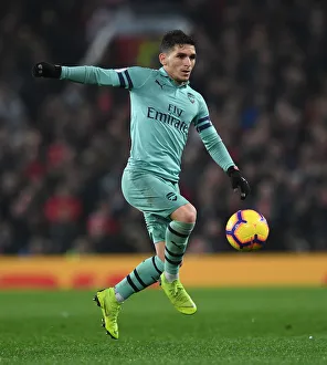Manchester United V Arsenal 2018-19 Prints: Lucas Torreira in Action: Arsenal vs. Manchester United, Premier League 2018-19