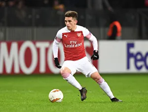 Lucas Torreira in Action: Arsenal vs BATE Borisov, UEFA Europa League