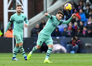 Crystal Palace V Arsenal 2018-19 Prints: Lucas Torreira in Action: Arsenal vs Crystal Palace, Premier League 2018-19