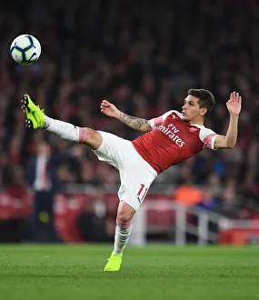 Lucas Torreira in Action: Arsenal vs Leicester City, Premier League 2018-19