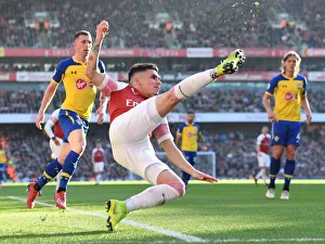 Lucas Torreira in Action: Arsenal vs Southampton, Premier League 2018-19