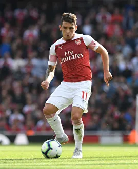Arsenal V West Ham United 2018-19 Prints: Lucas Torreira in Action: Arsenal vs West Ham United, Premier League 2018-19