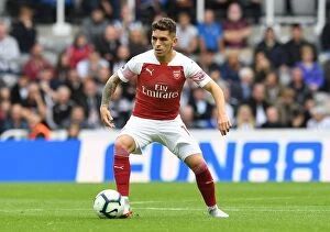 Images Dated 15th September 2018: Lucas Torreira in Action: Newcastle United vs. Arsenal FC, Premier League 2018-19