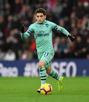 Southampton V Arsenal 2018-19 Prints: Lucas Torreira in Action: Southampton vs. Arsenal, Premier League 2018-19