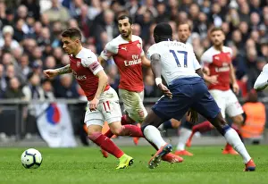 Lucas Torreira in Action: Tottenham Hotspur vs Arsenal FC, Premier League 2018-19