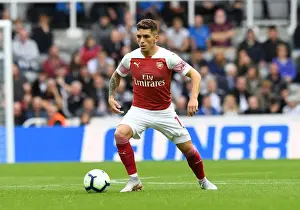 Newcastle United V Arsenal 2018-19 Prints: Lucas Torreira (Arsenal). Newcastle United 1: 2 Arsenal. Premier League. St Jamess Park