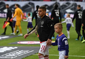 Eintracht Frankfurt v Arsenal 2019-20 Collection: Lucas Torreira Gears Up for Eintracht Frankfurt Clash in Europa League