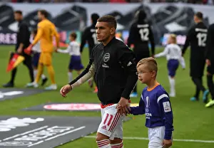 Eintracht Frankfurt V Arsenal 2019-20 Prints: Lucas Torreira Gears Up for Eintracht Frankfurt Clash in Europa League