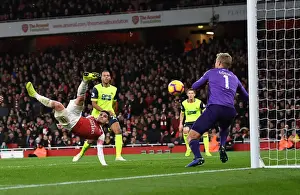 Arsenal V Huddersfield Town - 2018-19 Prints: Lucas Torreira Strikes: Arsenal's Triumph Over Huddersfield Town
