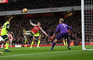 Arsenal V Huddersfield Town - 2018-19 Prints: Lucas Torreira's Goal: Arsenal's Triumph Over Huddersfield Town
