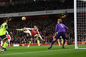 Arsenal V Huddersfield Town - 2018-19 Prints: Lucas Torreira's Goal: Arsenal's Triumph Over Huddersfield Town (Premier League 2018-19)