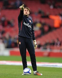 Images Dated 8th January 2011: Lucasz Fabianski (Arsenal). Arsenal 1: 1 Leeds United, FA Cup 3rd Round