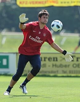 Images Dated 21st July 2010: Lucasz Fabianski (Arsenal). Arsenal Training Camp, Bad Waltersdorf, Austria, 21 / 7 / 2010