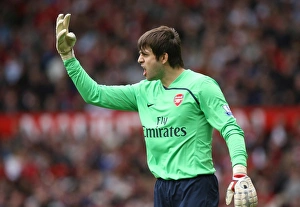 Manchester United v Arsenal 2008-09 Collection: Lucazs Fabianski (Arsenal)