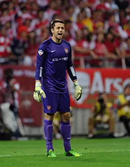 Uwara Red Diamonds V Arsenal 2013-14 Prints: Lukas Fabianski in Action: Arsenal vs Urawa Red Diamonds, Japan 2013