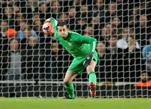 Lukas Fabianski (Arsenal). Arsenal 2: 0 Tottenham Hotspur. FA Cup 3rd Round. Emirates Stadium