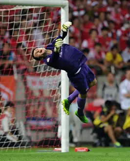 Uwara Red Diamonds V Arsenal 2013-14 Prints: Lukas Fabianski: Arsenal's Star Goalkeeper Shines in Urawa Red Diamonds Friendly Match