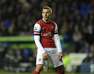 Reading V Arsenal 2012-13 Prints: Lukas Podolski in Action: Reading vs. Arsenal, Premier League 2012-13