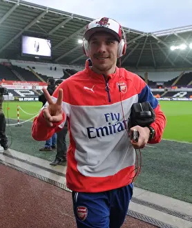 Lukas Podolski: Arsenal Forward's Pre-Match Focus at Swansea City (2014-15)
