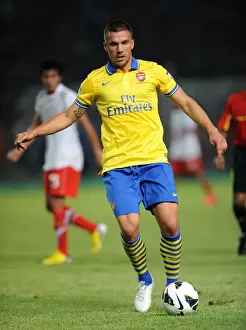 Lukas Podolski: Arsenal Star Shines in Indonesia All-Stars Match, 2013