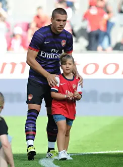 Cologne V Arsenal 2012-13 Prints: Lukas Podolski Pre-Season Training with Arsenal at Cologne, 2012